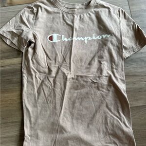 Champion Beige Logo Tee